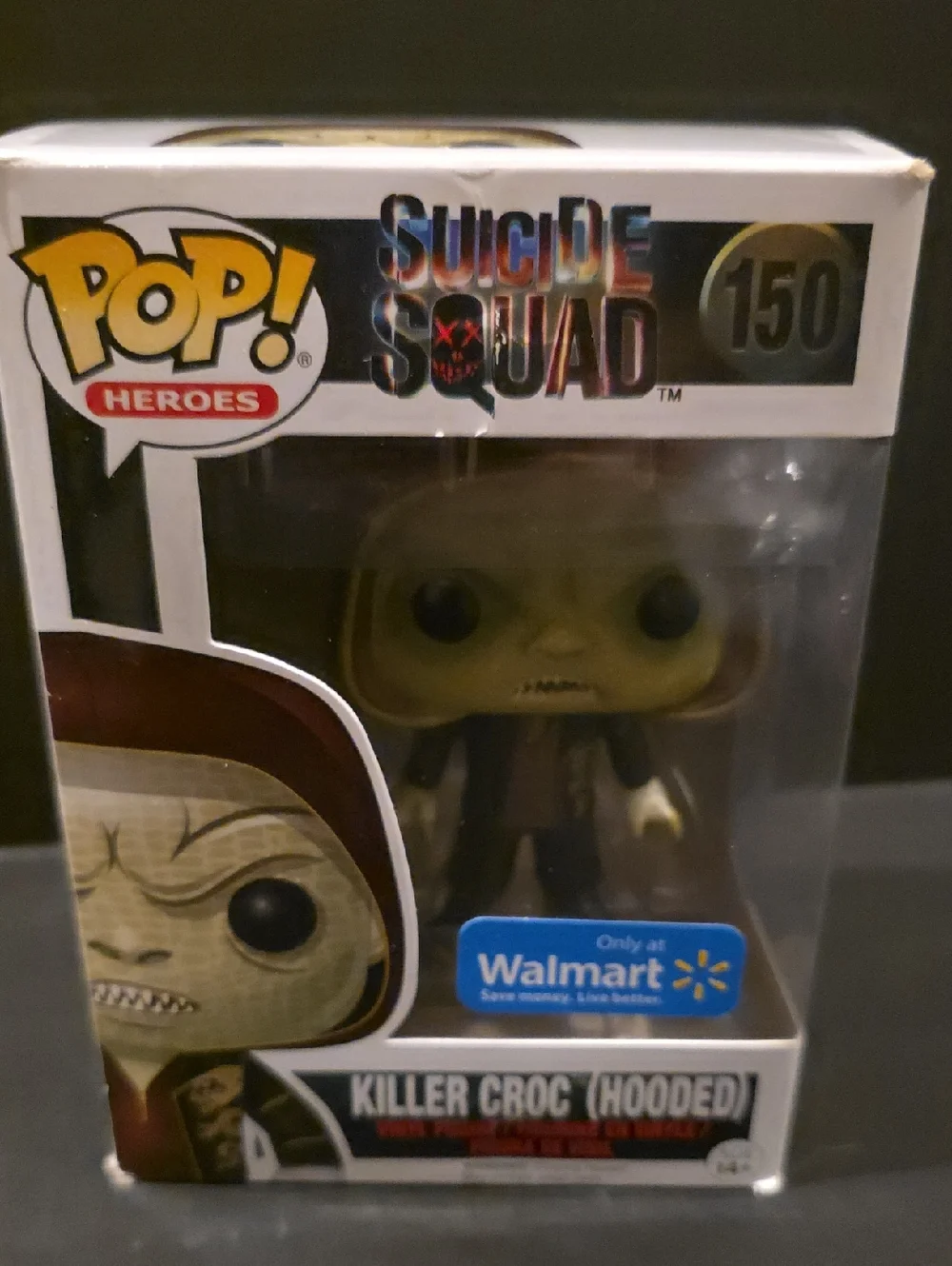 Funko Killer Croc Hooded Pop! Vinyl Figure - Green, Brown, Black - Picture 1 of 6